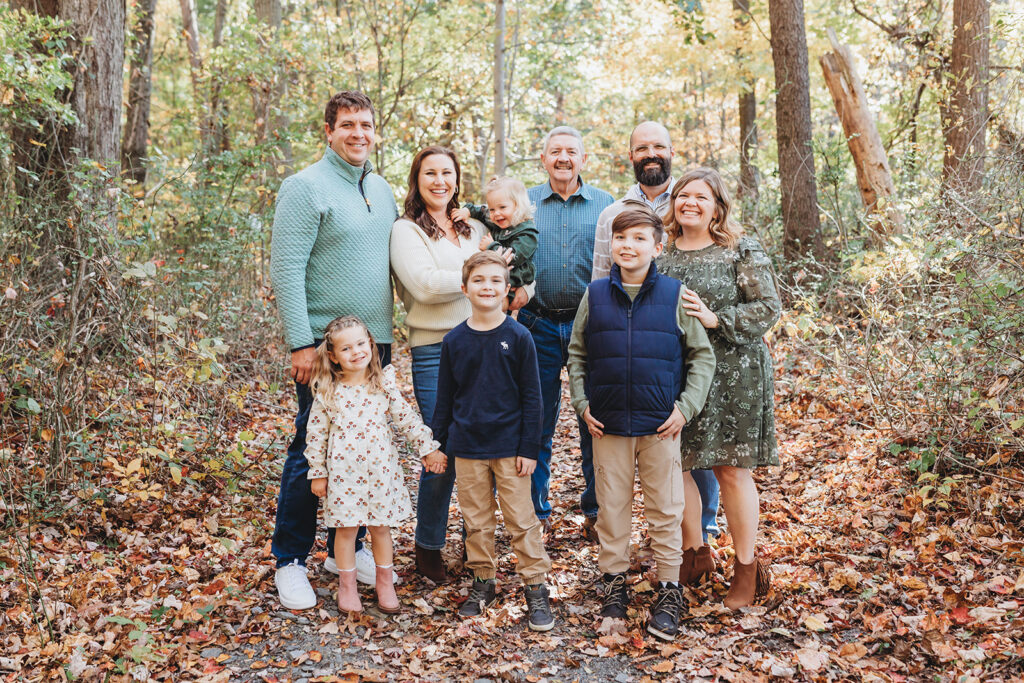 Family Photographed during Extended Family Sessions in York PA